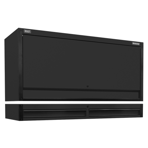 Sealey Superline PRO Black Edition Top Hutch & 2 Drawer Riser 1549mm (AP6203BE)