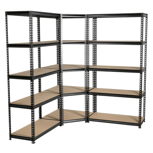 Sealey Corner Racking Unit with 5 Shelves - Set of 3 (AP7150COMBO1)