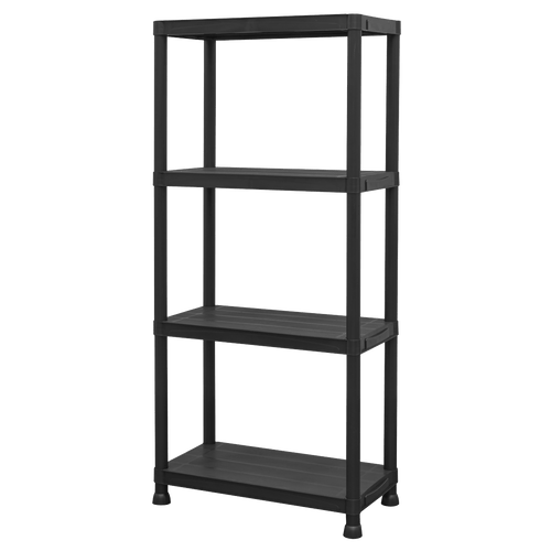 Sealey Plastic Racking Unit with 4 Shelves 25kg Capacity Per Level (APPR4)
