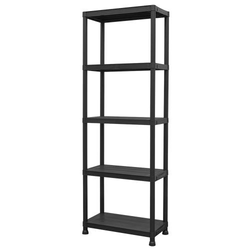 Sealey Plastic Racking Unit with 5 Shelves 25kg Capacity Per Level (APPR5)