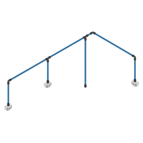 Sealey John Guest 18m 3-Drop Air Supply System Kit 28mm (CASKIT328)