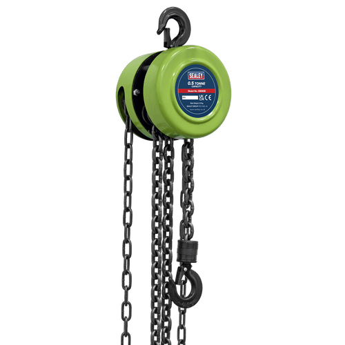 Sealey 2.5m Chain Block 0.5 Tonne (CB500E)