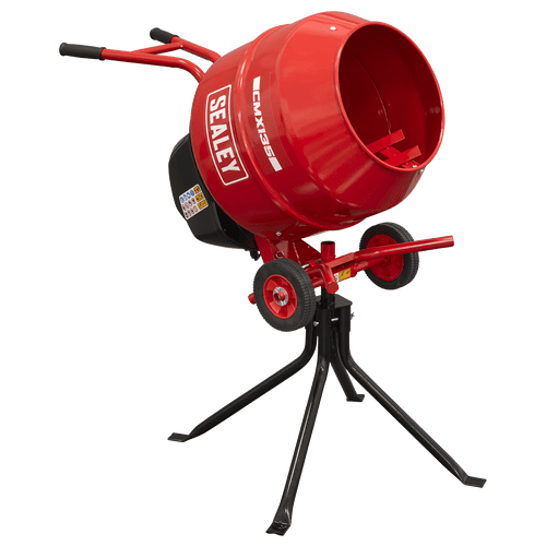Sealey 135L Cement Mixer with Stand 550W (CMX135)