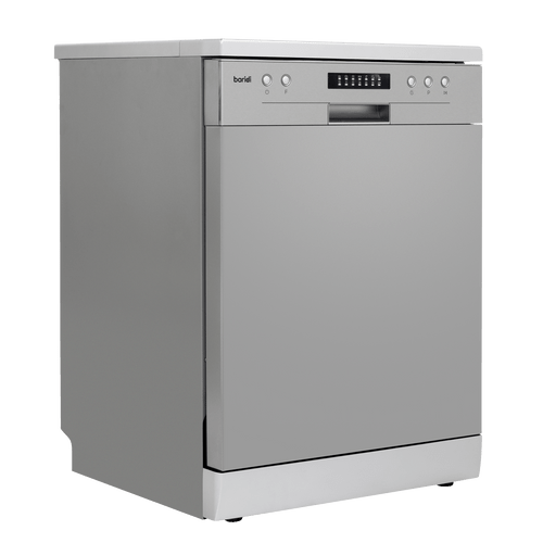 Sealey Baridi Regular Sized Freestanding Dishwasher 60cm Wide 13 Place Settings - Silver (DH280)