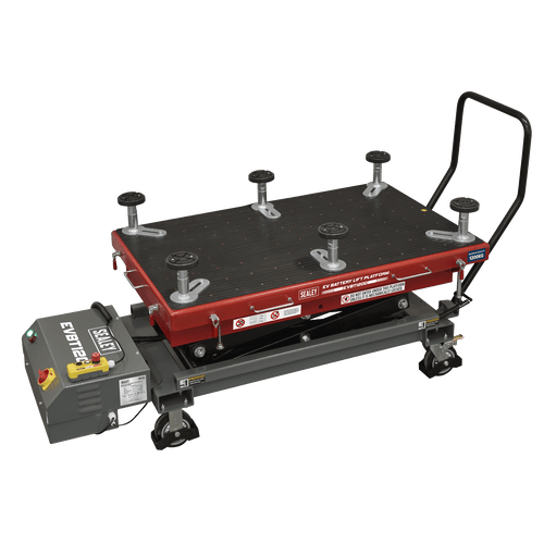 Sealey High Lift EV Battery Lift/Hydraulic Platform Truck 1200kg Capacity (EVBT1200)