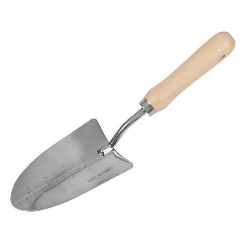 Sealey Premier Hand Trowel Hand Trowel with Ash Handle & Stainless Steel Blade (GTWH003)