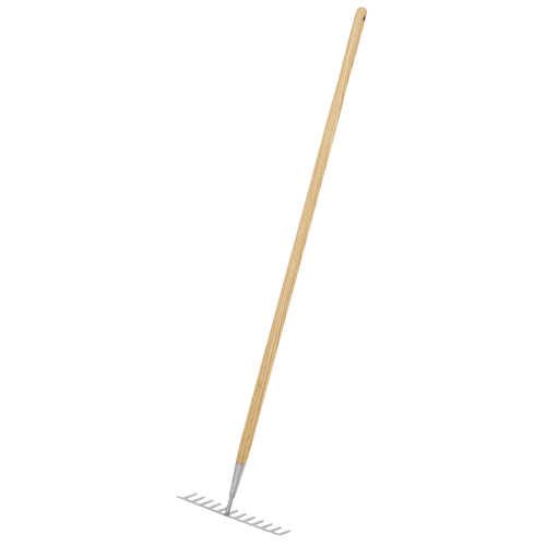 Sealey Premier Garden Rake with Long Ash Handle & Stainless Steel Tines (GTWH011)