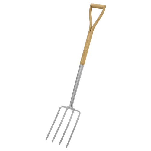 Sealey Premier Digging Fork with Ash Handle & Stainless Steel Tines (GTWH016)