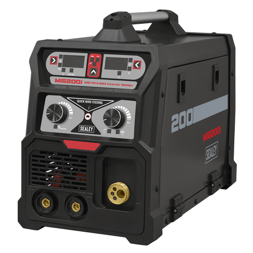 Sealey MIG/TIG & MMA (ARC/STICK) Inverter Welder 200A (MIG200i)