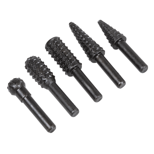 Sealey Rotary Burr Rasp Drill Bit Set 5pc (RWBS5)