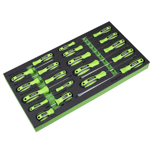 Sealey Siegen Screwdriver Set with Tool Tray 20pc (S01276)