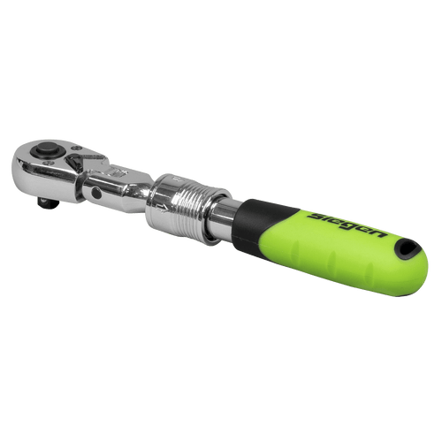 Sealey Siegen Extendable Flexi-Head Ratchet Wrench 1/4"Sq Drive (S01294)