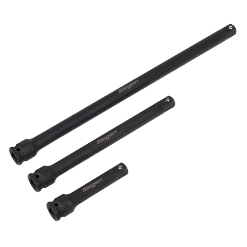 Sealey Siegen Impact Extension Bar Set 3/8"Sq Drive 3pc (S01321)