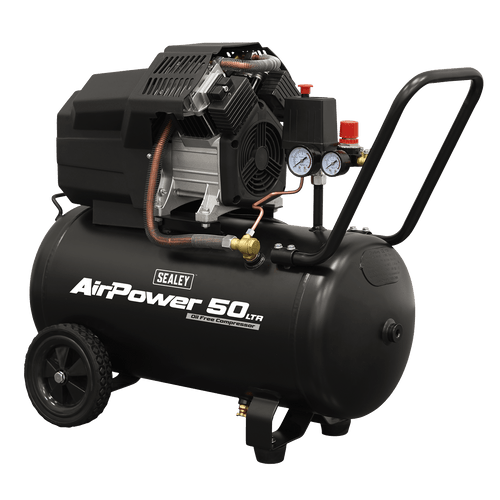 Sealey 50L Oil Free V-Twin Direct Drive Air Compressor 3hp (SAC5002)