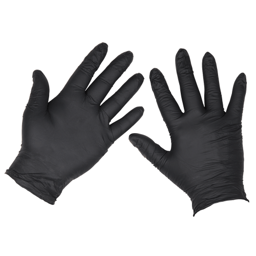 Sealey Extra-Thick Powder-Free Disposable Nitrile Gloves, X-Large - Pack of 100 (SSP60XL)