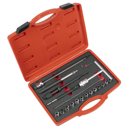 Sealey Diesel Injector Seat Cutter Set 21pc (VS2070)