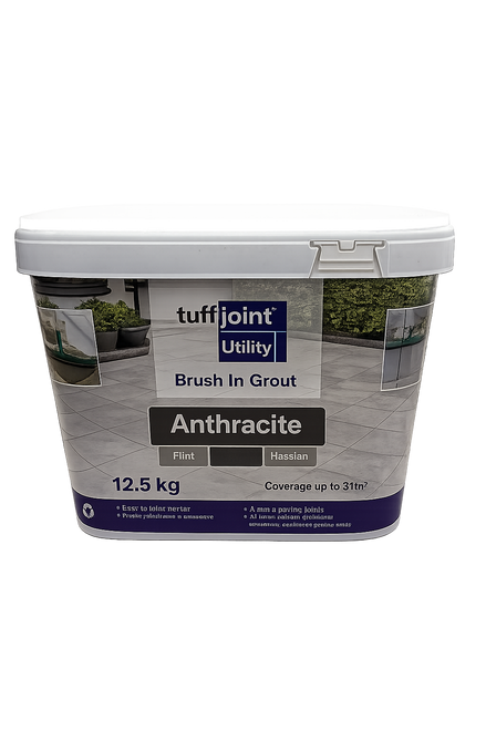 Steintec Tuffjoint Grout 12.5kg - Anthracite