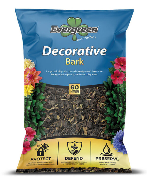 Evergreen Decorative Bark 60L Bag Evergreen Decorative Bark 60L Bag