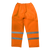 Hi-Vis Orange Waterproof Trousers - Large (807LO)