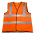 Hi-Vis Orange Waistcoat (Site and Road Use) - X-Large (9812XL)