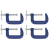 G-Clamp 75mm - Pack of 4 (AK60034)