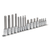 Hex Socket Bit Set 16pc 1/4" & 3/8"Sq Drive (AK6219)