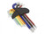 Sealey Ball-End Hex Key Set 9pc Colour-Coded Long Metric (AK7190)