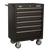Sealey Topchest, Mid-Box & Rollcab 14 Drawer Stack - Black (AP22BSTACK)