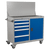 Industrial Mobile Workstation 5 Drawer & 1 Shelf Locker (API1103A)