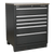 Sealey Modular Floor Cabinet 6 Drawer 775mm Heavy-Duty (APMS03)