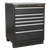 Sealey Premier 2.5m Storage System - Oak Worktop (APMSCOMBO1W)
