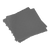 Polypropylene Floor Tile 400 x 400mm - Grey Treadplate - Pack of 9 (FT3G)