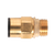 Brass SuperThread Straight Adaptor 8mm x 1/4"BSP Pack of 2 (John Guest Speedfit¨ - RM10812) (JGBC814)
