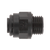 Straight Adaptor 10mm x 1/4"BSP Pack of 5 (John Guest Speedfit¨ - PM011012E) (JGC1014)