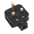 Black 13A heavy-Duty Plug (PL/13/3S)