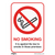 Prohibition Safety Sign - No Smoking (On Premises) - Self-Adhesive Vinyl (SS12V1)