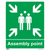 Safe Conditions Safety Sign - Assembly Point - Rigid Plastic (SS37P1)