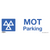 Warning Safety Sign - MOT Parking - Rigid Plastic - Pack of 10 (SS49P10)