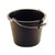 Rodo 3 Gallon Black Plastic Bucket  | LBP