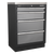 Sealey Superline Pro 4.9m Storage System - Pressed Wood Worktop (APMSSTACK17W)