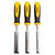 XTrade X0900007 Bevel Edge Chisel Set in Pouch (3 Piece)