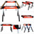 Excel 6288 Heavy Duty Steel Folding Sawhorse with Adjustable Legs Twin Pack 1178kg Capacity