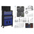 Sealey Topchest & Rollcab Combination 6 Drawer with Ball-Bearing Slides - Blue/Black & 170pc Tool Kit (AP22BCOMBO)