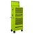Sealey Topchest, Mid-Box Tool Chest & Rollcab Combination 14 Drawer with Ball-Bearing Slides - Green (APSTACKTHV)