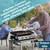 Sealey Dellonda 4 Burner Portable Gas Plancha 10kW BBQ Griddle, Stainless Steel (DG23)