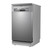 Sealey Baridi Slimline Freestanding Dishwasher, 45cm Wide with 10 Place Settings, 8 Programs & 5 Functions, LED Display, Silver (DH166)