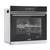 Sealey Baridi 60cm Built-In Fan Assisted, Single, Integrated 10 Function Electric Oven, Touchscreen Controls, 72L Capacity, Black/Stainless Steel (DH200)