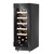 Sealey Baridi 20 Bottle Slim 30cm Built-In Wine Cooler, Touchscreen Controls, Black (DH203)