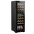 Sealey Baridi 27 Bottle Dual Zone Wine Cooler, Fridge with Digital Touchscreen Controls, Wooden Shelves & LED Light, Black (DH90)