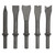 Sealey Air Hammer Chisel Set 5pc 120mm .401" Shank (SA12C)